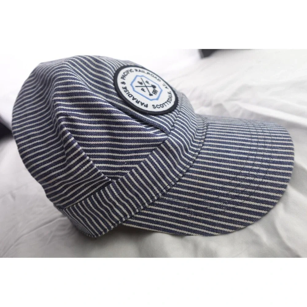Paradise Pacific Railroad Conductor Hat Kids‎ Blue Stripe Scottsdale AZ Cap